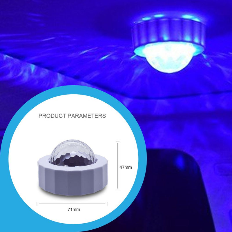 USB Rechargeable LED Crystal Magic Ball Stage Lights