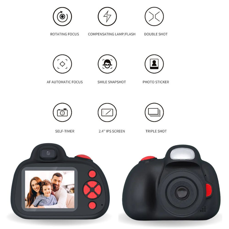 Type C Charging Mini SLR Children’s Toy Camera with LED