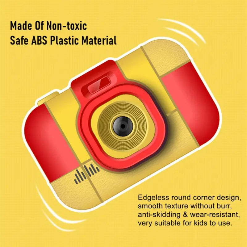 1080P Dual Lens Digital Kids Camcorder - USB Charging