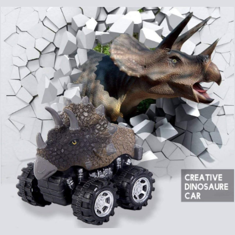 Dinosaur Toy Pull Back Car Perfect Birthday Gift for Kids