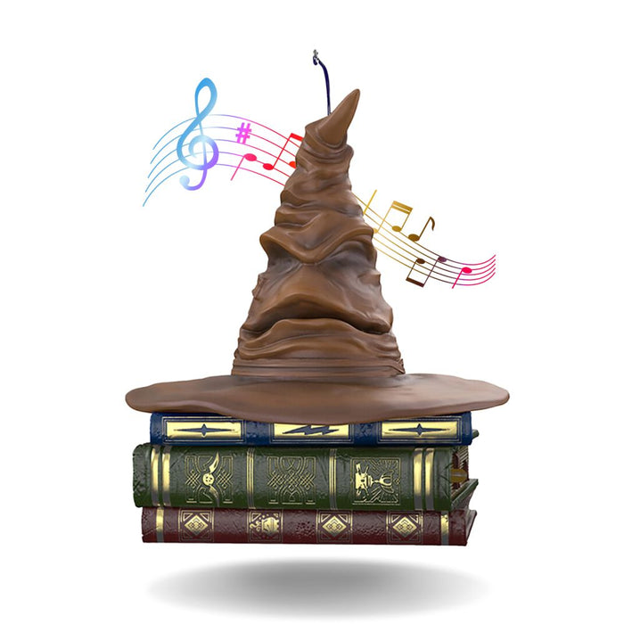 Harry Potter Sorting Hat Christmas Tree Ornament with Sound - Battery Operated