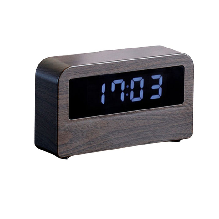 USB Rechargeable LED Book Night Lamp with Digital Display Clock