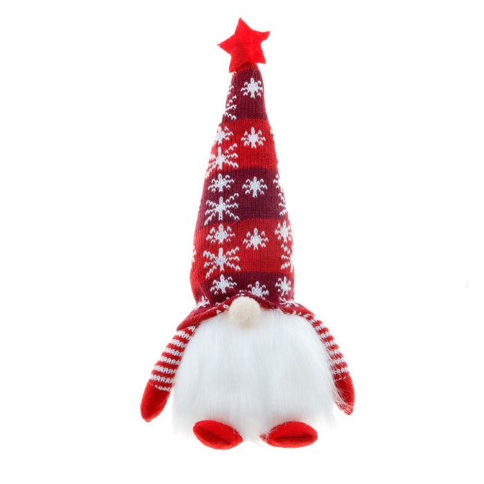 Light Up Christmas Santa Gnome Tabletop Decoration - Battery Operated