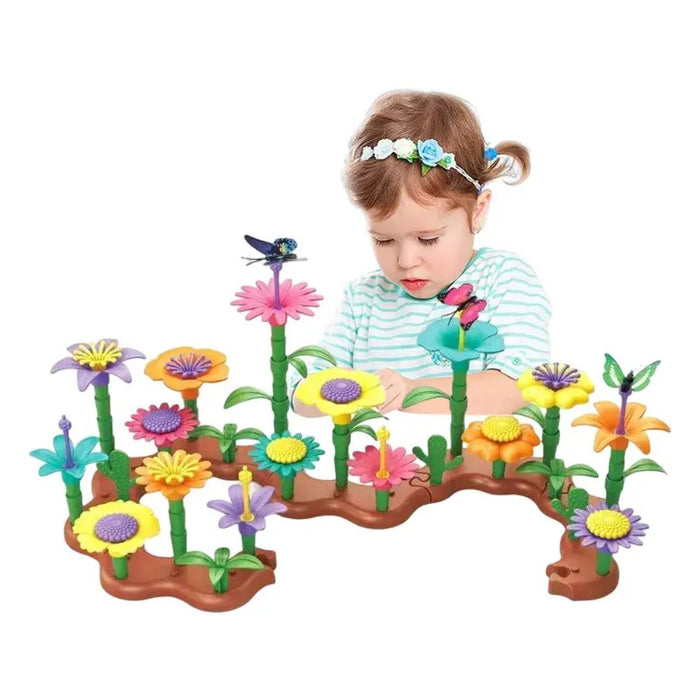 Flower Garden Building Educational Activity Toy
