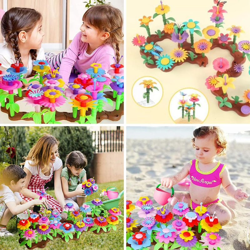 Flower Garden Building Educational Activity Toy