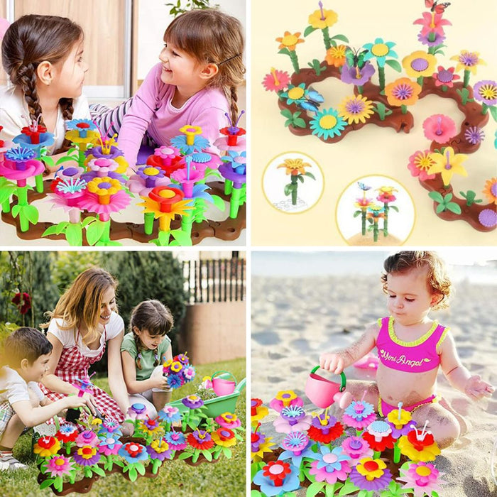 Flower Garden Building Educational Activity Toy