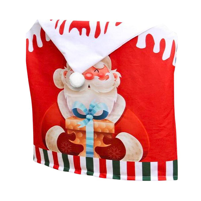 Various Styles Christmas Holiday Decoration Santa Chair Cover Home Decor