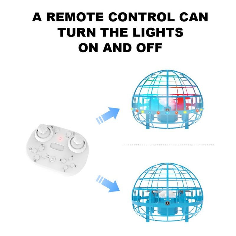 USB Rechargeable Dual Controlled UFO Ball Drone Quadcopter for Kids