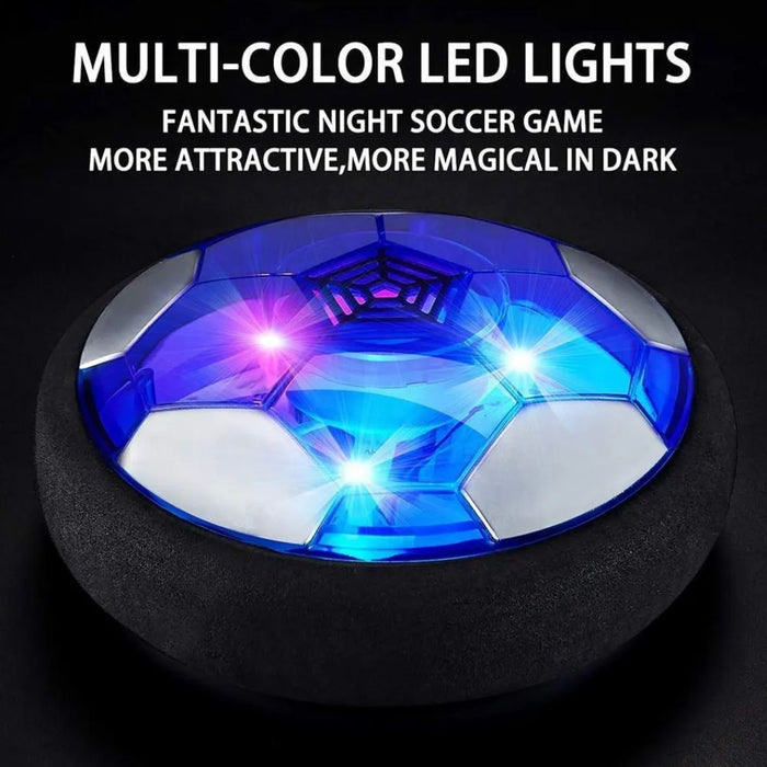 USB Rechargeable Floating Hover Soccer Ball Toy with Colorful LED Lights