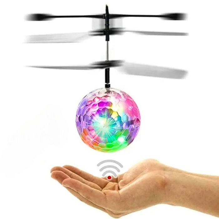 USB Rechargeable Flying Toy Ball Infrared Induction for Kids Colorful Flying Drone