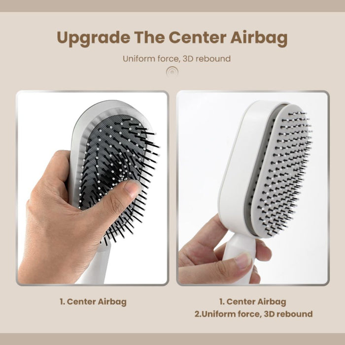 3D Air Cushion Massager Anti-Static Detangling Hair Brush