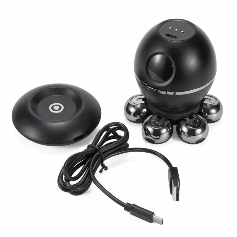 USB Rechargeable Mini Portable 7 Floating Heads Electric Shaver
