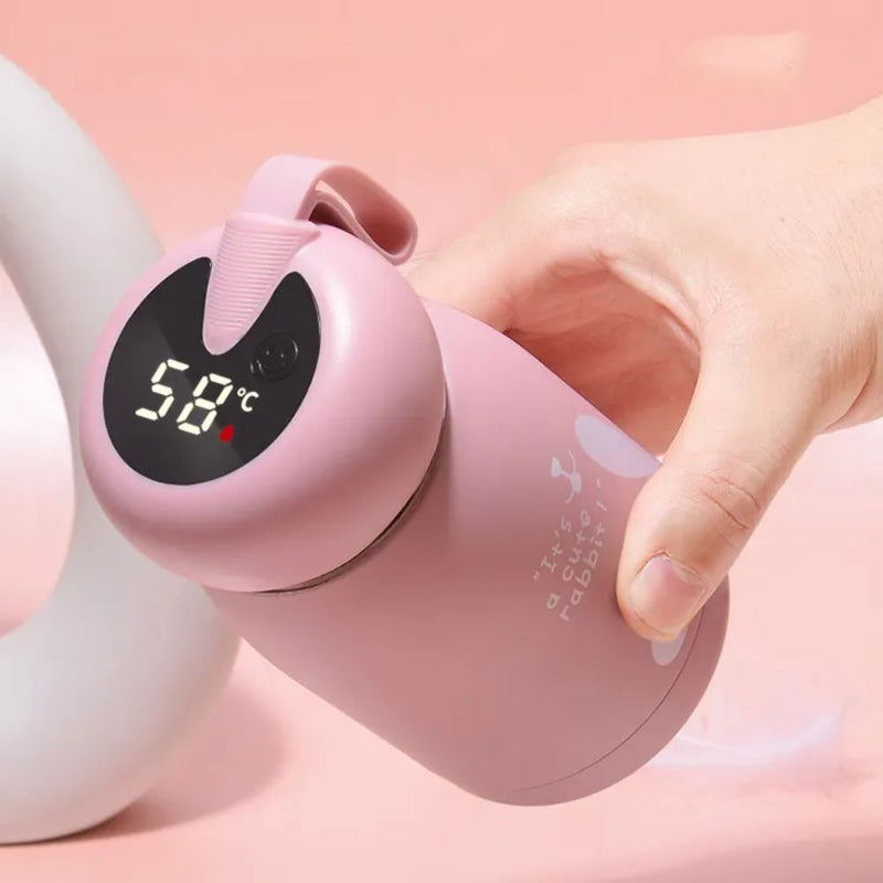 Portable 320ML Temperature Display Vacuum Flask Coffee Mug