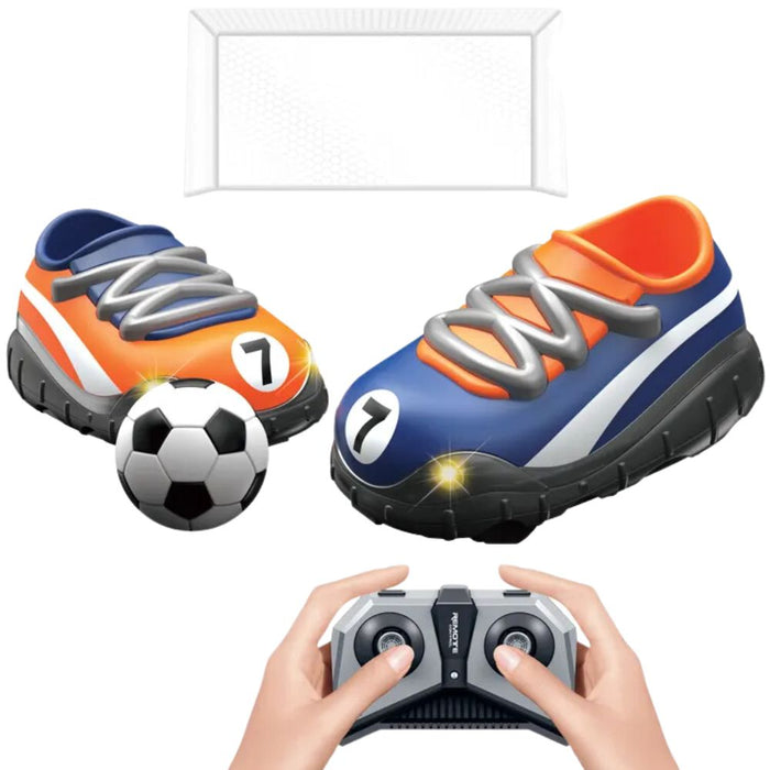 Battery Operated Remote Controlled Kids Football Soccer Toy Car Set