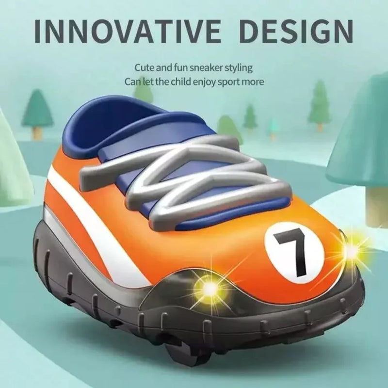 Battery Operated Remote Controlled Kids Football Soccer Toy Car Set