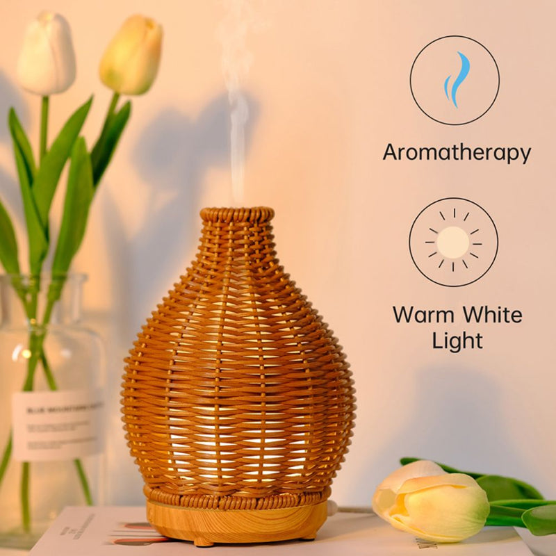 Rattan Essential Oil Diffuser and Humidifier Aromatherapy
