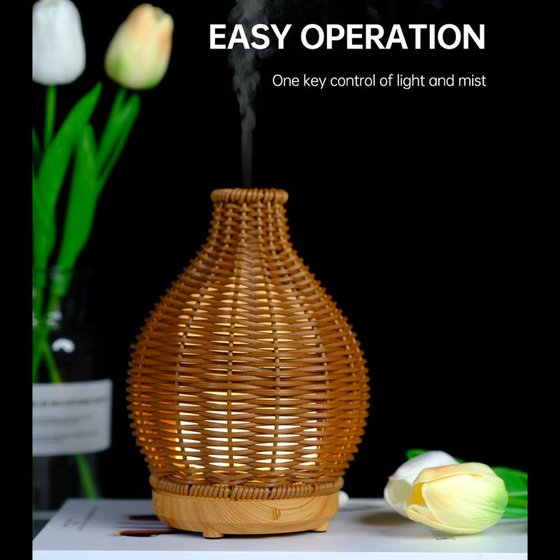 Rattan Essential Oil Diffuser and Humidifier Aromatherapy