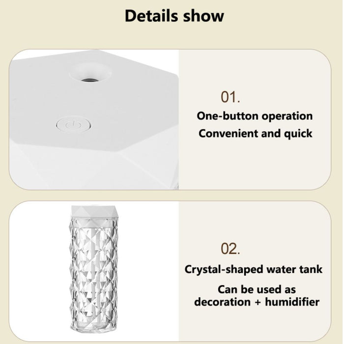 USB Interface 900ml Home Essential Oil Diffuser and Humidifier