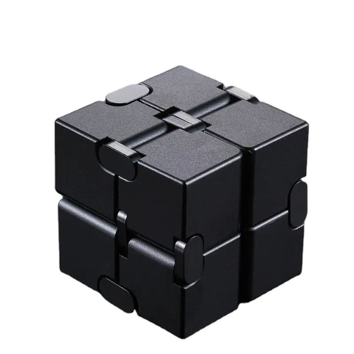 Stress Relief and Anti-Anxiety Finger Flip Infinity Cube Fidget Toy for Kids and Adults