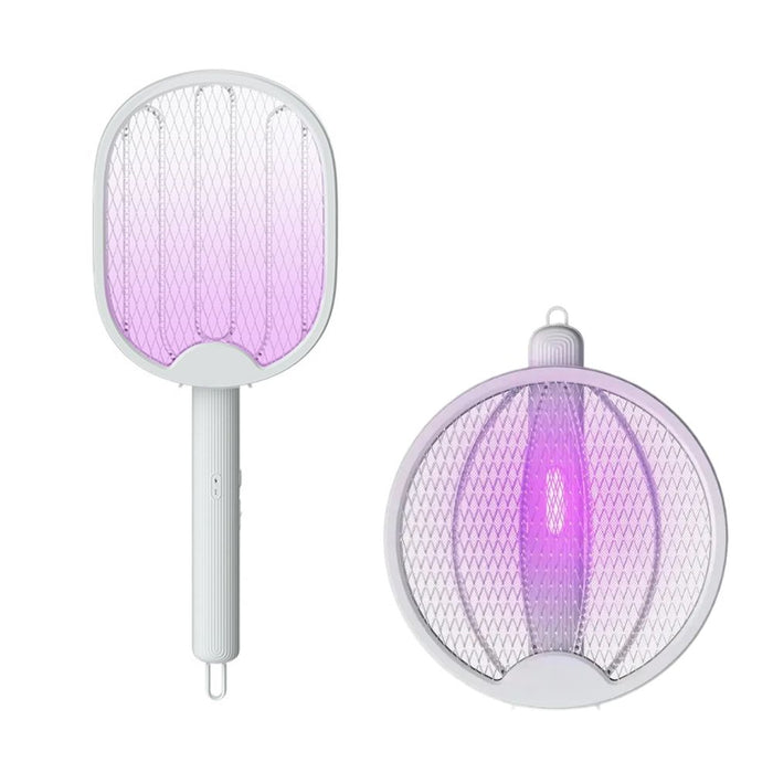 Foldable 2 in 1 Electric UV Light Mosquito Swatter - USB Rechargeable