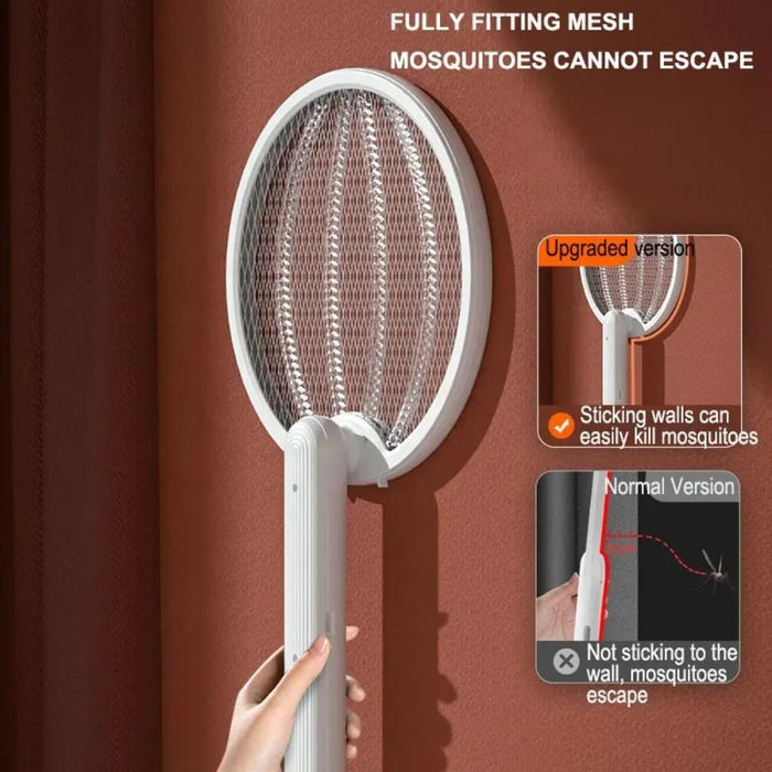 Foldable 2 in 1 Electric UV Light Mosquito Swatter - USB Rechargeable