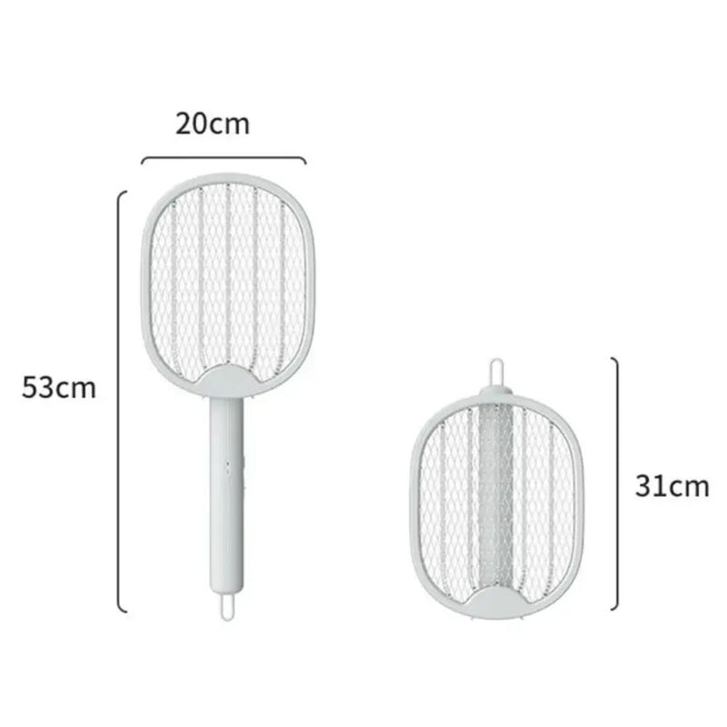 Foldable 2 in 1 Electric UV Light Mosquito Swatter - USB Rechargeable