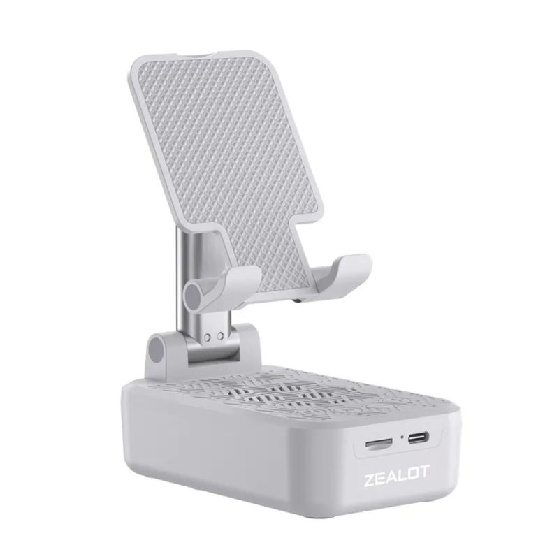 Zealot Z7 2 in 1 Cellphone Stand and Wireless Bluetooth Speaker - USB Rechargeable