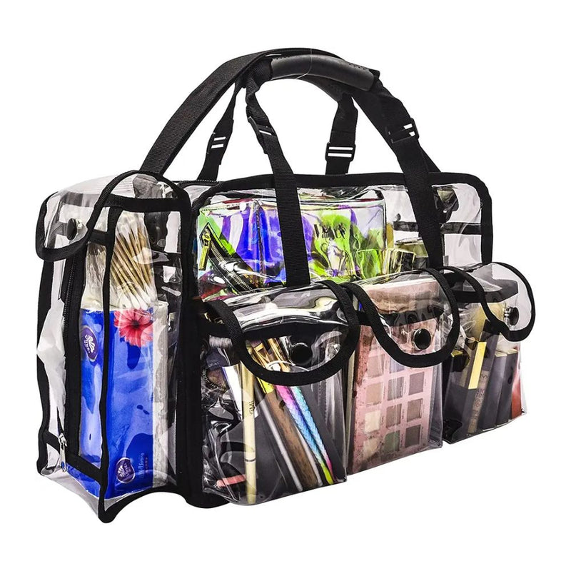 Large Transparent Makeup Organizer Bag Makeup Artists Travel Bag