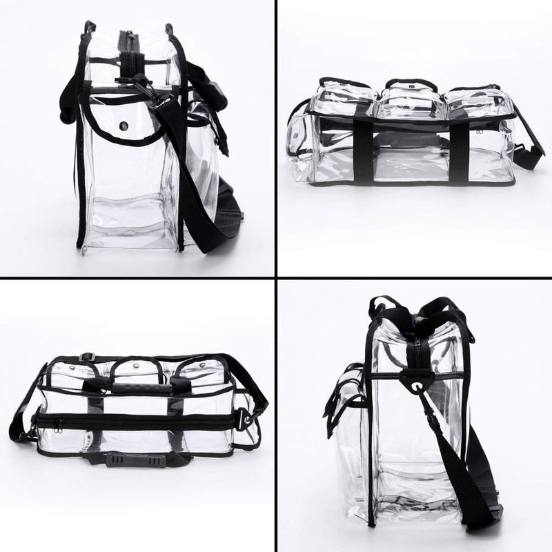 Large Transparent Makeup Organizer Bag Makeup Artists Travel Bag