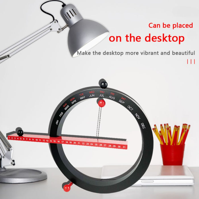 Adjustable Hand Switch Perpetual Magnetic Creative Desk and Wall Hang Calendar