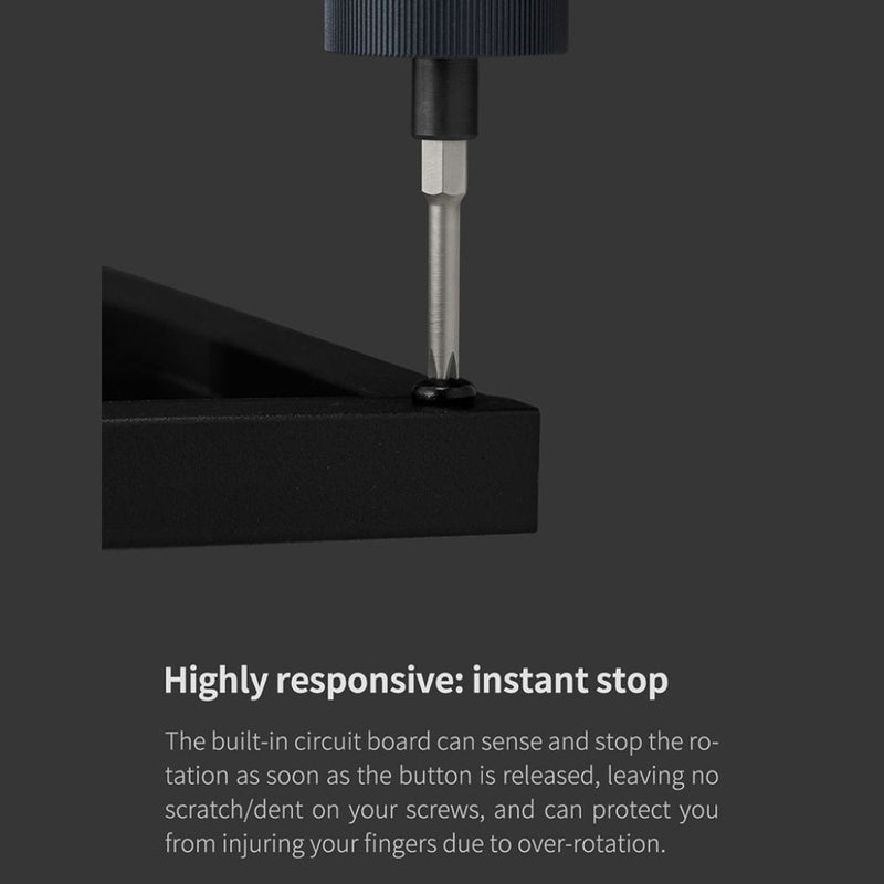 All-in One 3.6V Smart Cordless Screwdriver with Long Steel Bits - USB Rechargeable