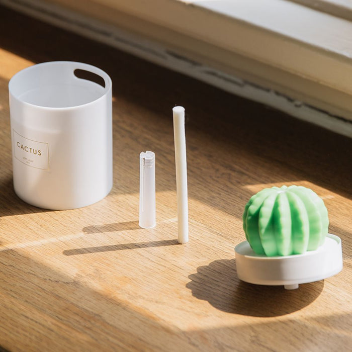 Mini Cool Mist Cactus Humidifier for Home and Office - USB Plug-In