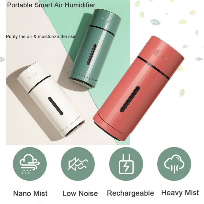 Cool Mist Mini Humidifier with Adjustable Angle 7 Color LED