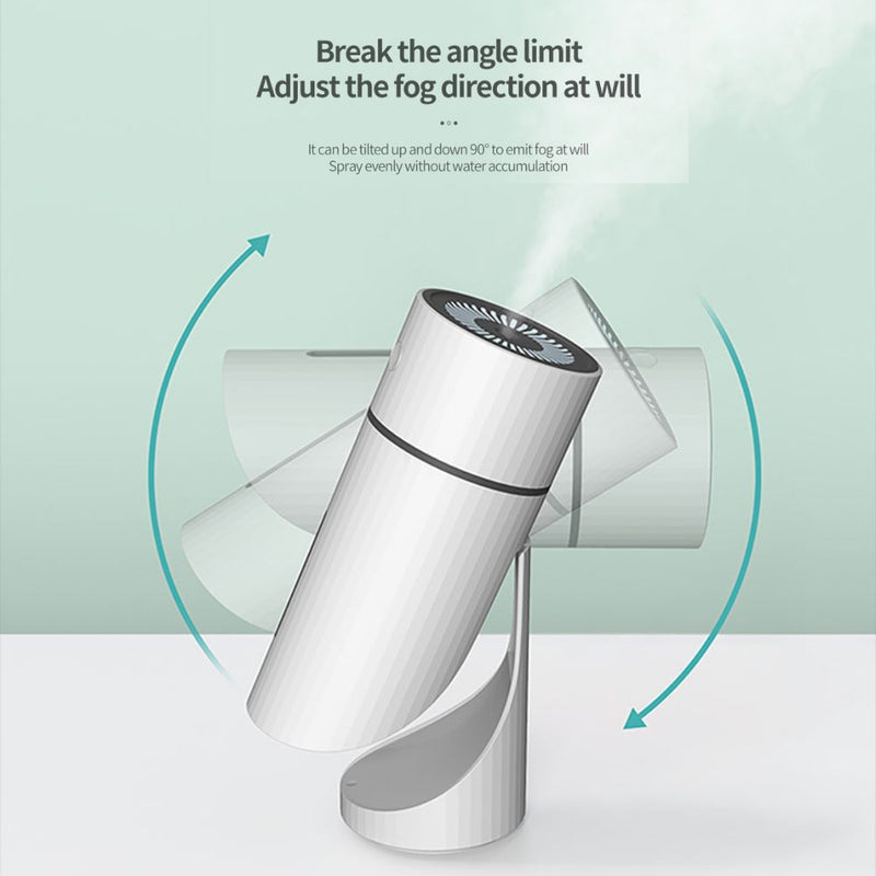 Cool Mist Mini Humidifier with Adjustable Angle 7 Color LED