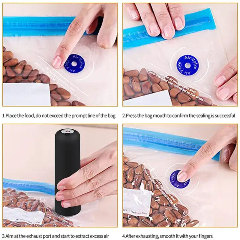 Mini Handheld Food Storage Bag Vacuum Sealing Machine
