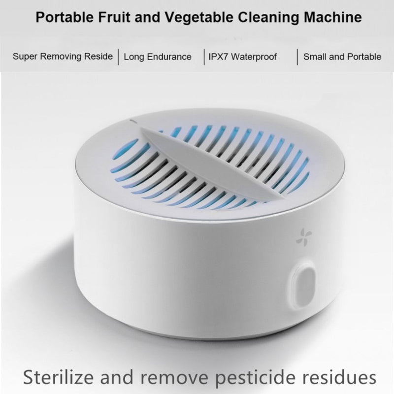 Portable Water Resistant Fruit and Vegetable Washing Machine Kitchen Gadget - USB Rechargeable