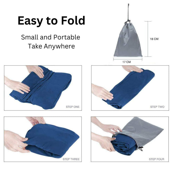Inflatable Three Layer Portable Foot Rest with Storage Bag