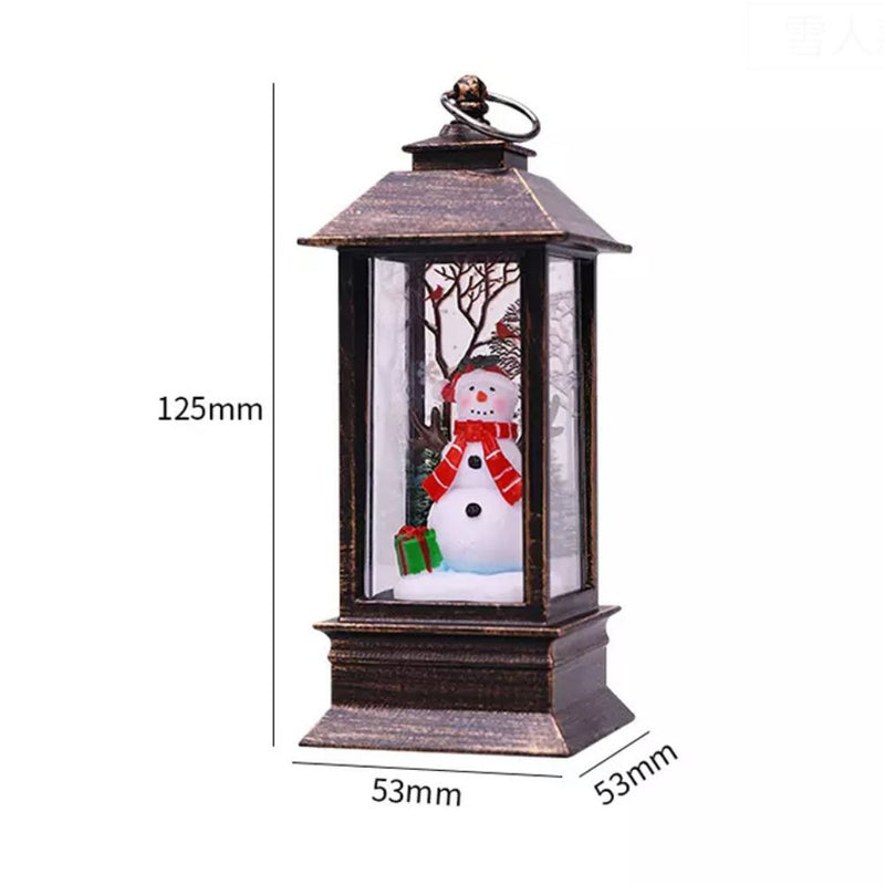 Christmas Lighting Holiday Snow Globe - Battery Operated