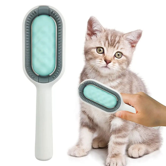 Pet Hair Removing Silicone Grooming Comb Brush