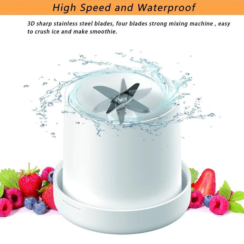350ml Portable Blender Electric Juicer - Wireless Charging