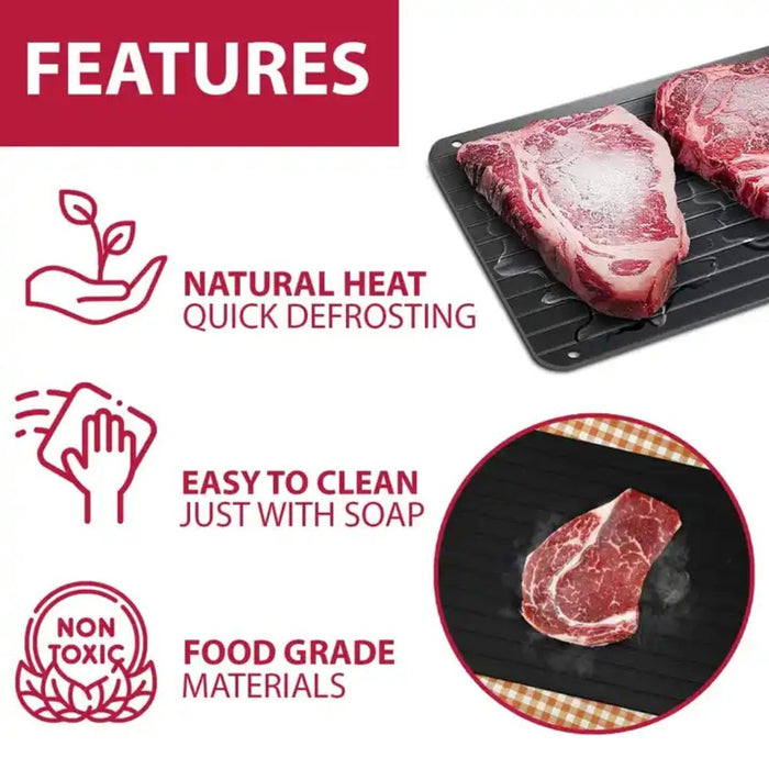 Non-Electric Quick Defrosting Meat Thawing Tray