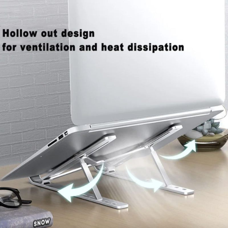 Portable Aluminum Height Adjustable Laptop Stand