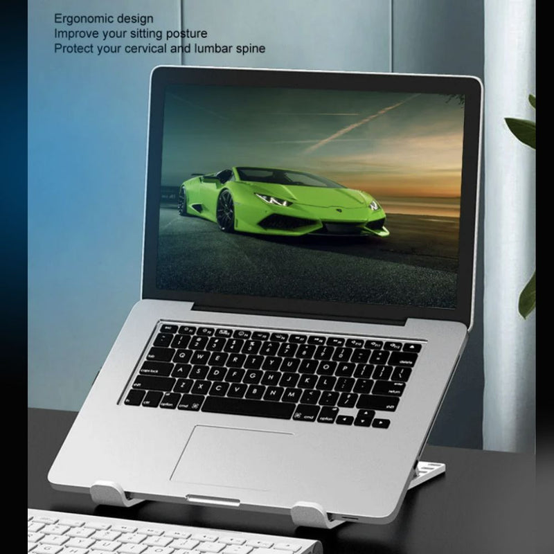 Portable Aluminum Height Adjustable Laptop Stand