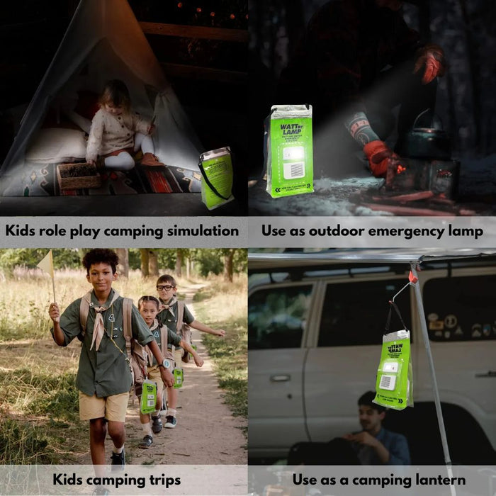 Portable Waterproof Emergency Outdoor Salt Water Camping Survival Lamp