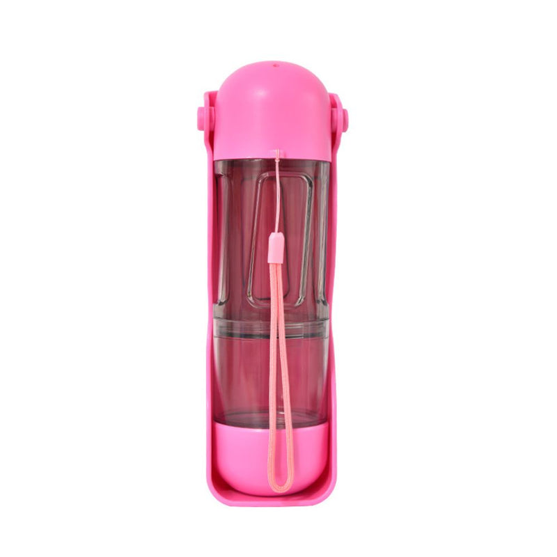 Portable Pet Water Treat Feeder with Poop Bag and Scooper