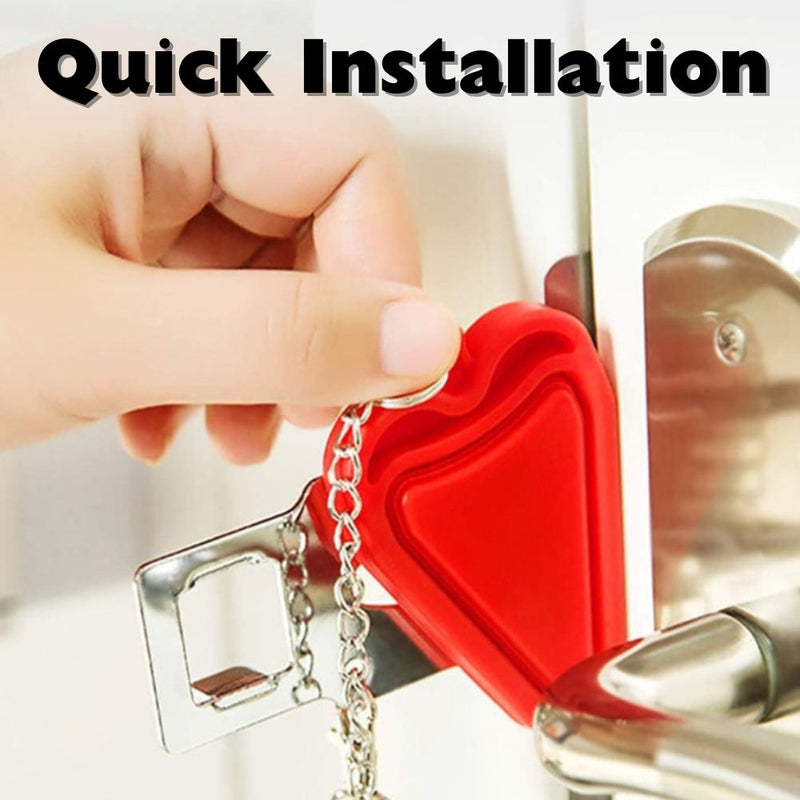 Portable Travel Door Lock Locker Security Device