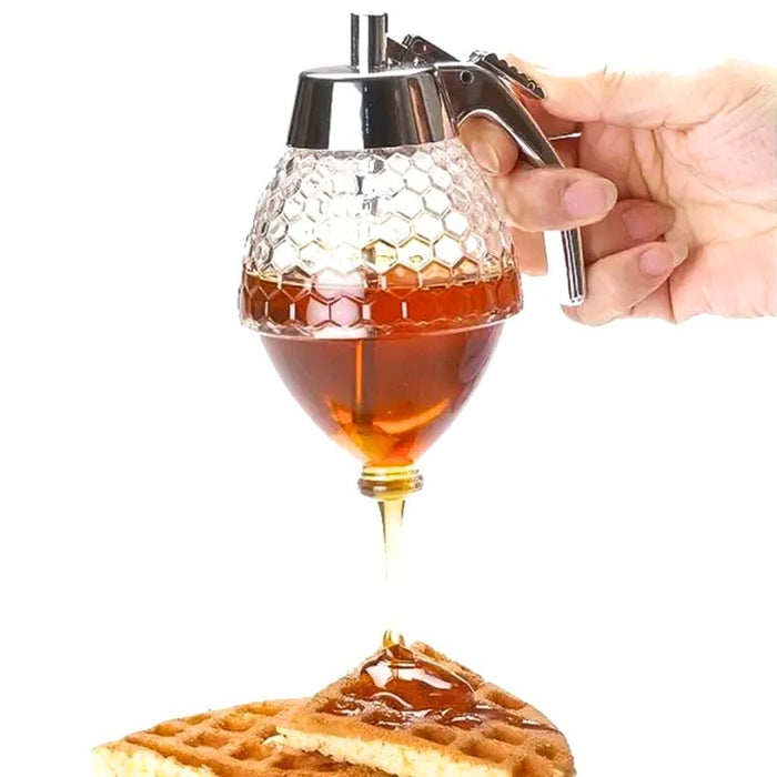 Decorative 200ml Syrup Honey Dispenser Container
