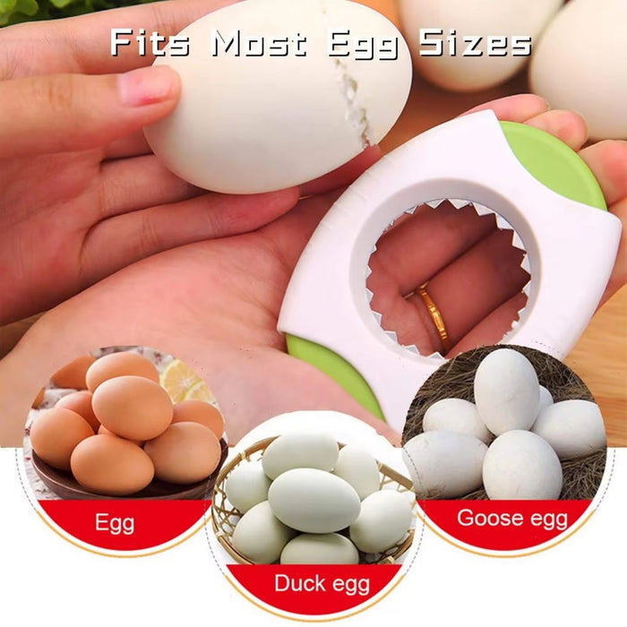 Stainless Steel Egg Shell Opener Cutter Tool Kitchen Accessory