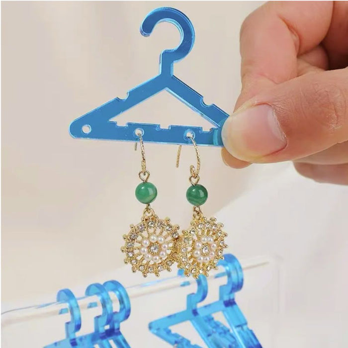 Acrylic Mini Coat Hangers Earring Jewellery Storage Rack