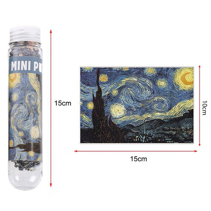 150 Pcs Mini Test Tube Puzzle Challenging Adult Jigsaw Micro Puzzle